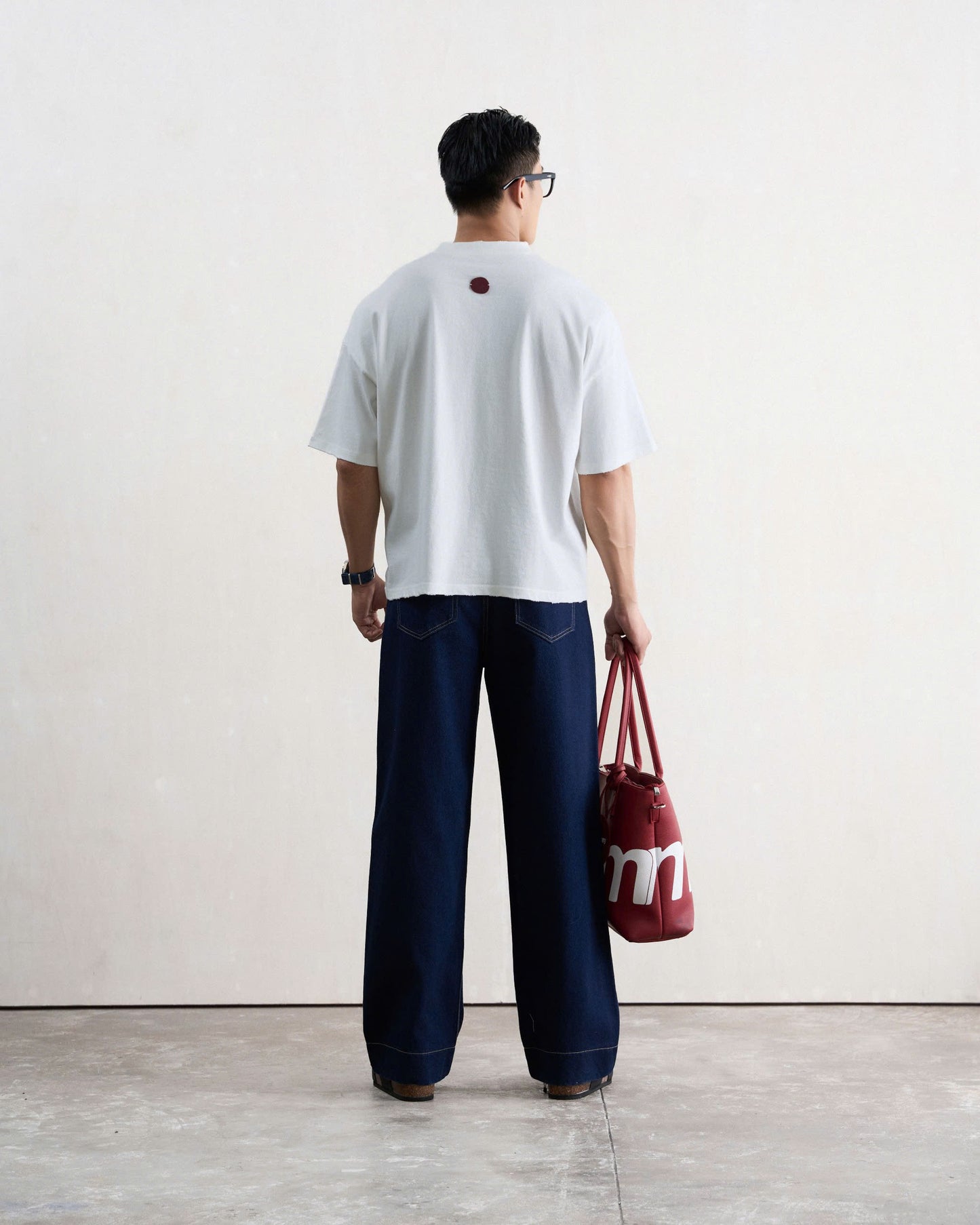 Quần jeans nam ống suông