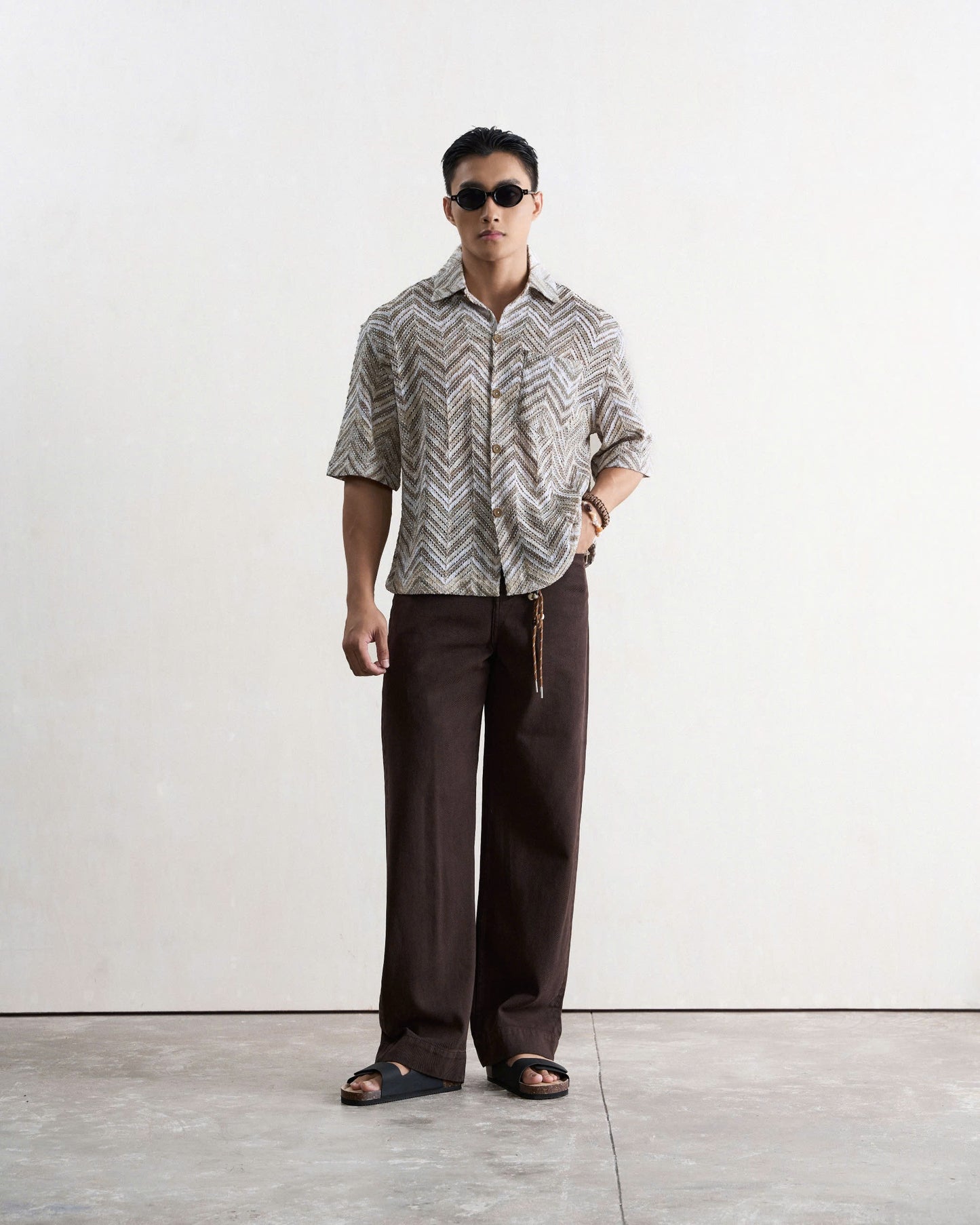 Quần dài nam ống rộng